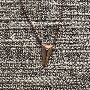NWOT  Alexis Bittar Rose Gold Pendant Necklace